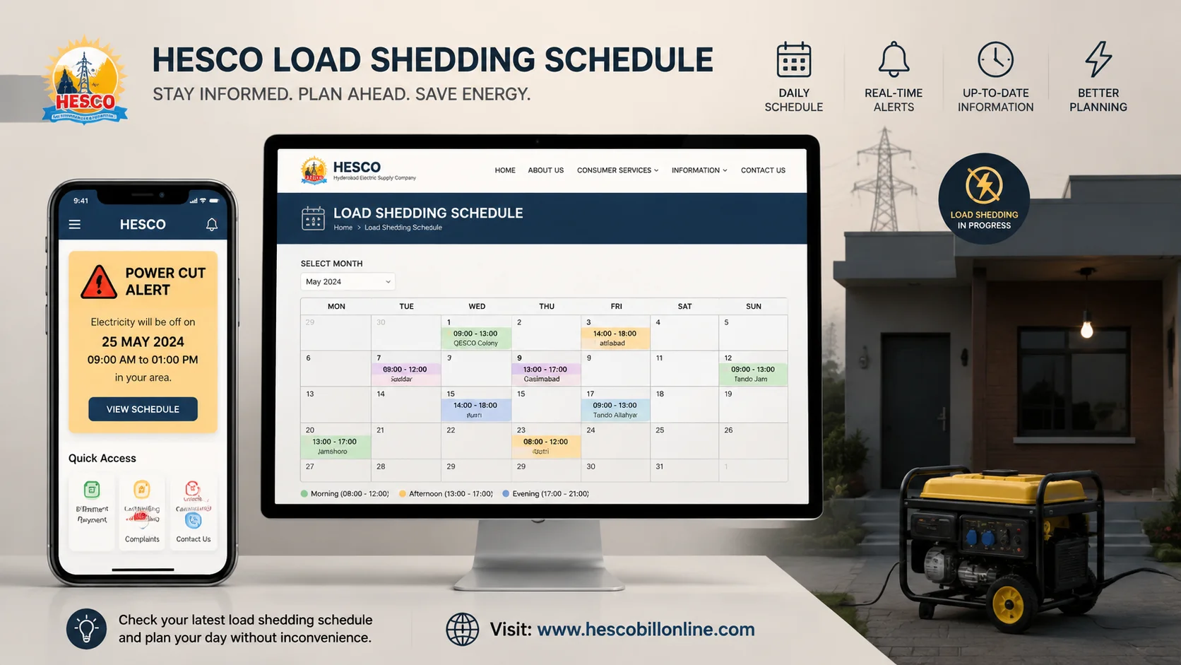 HESCO Load Shedding