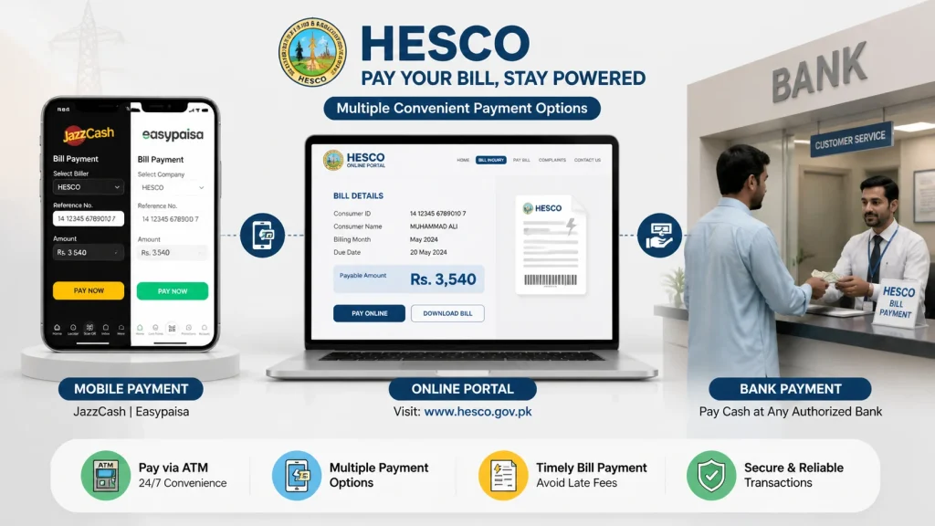 HESCO Bill Payment Methods