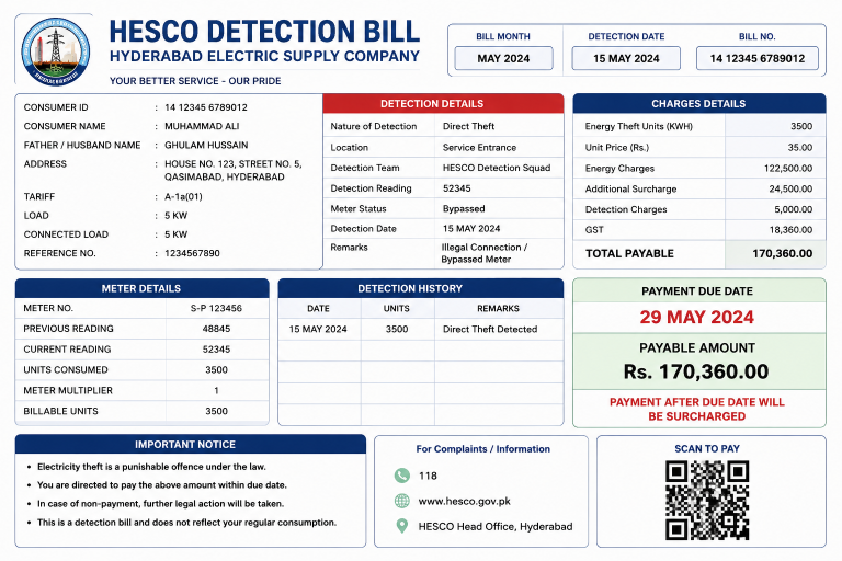 HESCO Detection Bill